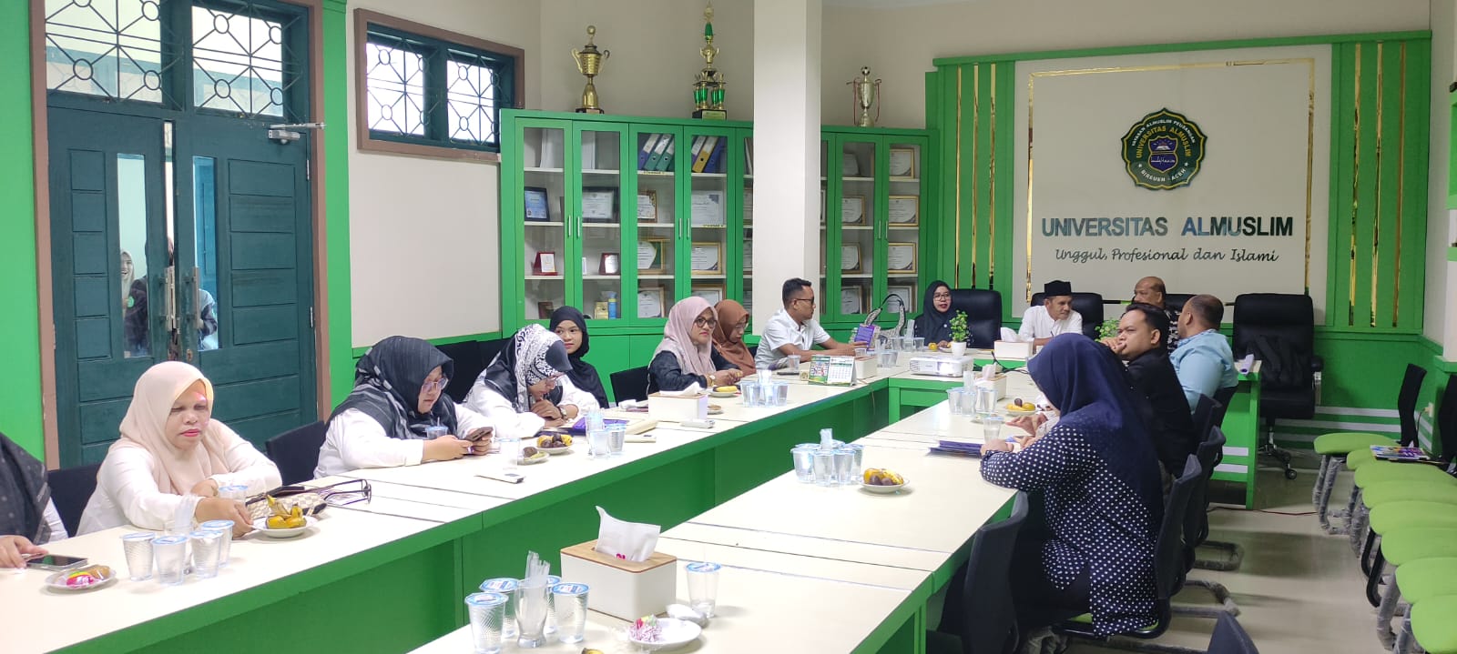 Sosialisasi PS DSV FKH USK ke Universitas Almuslim Bireun.