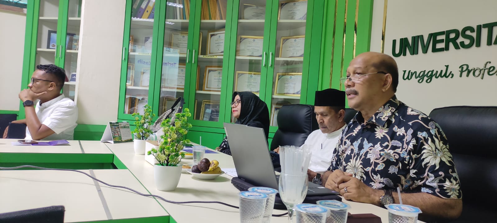 Sosialisasi PS DSV FKH USK ke Universitas Almuslim Bireun.