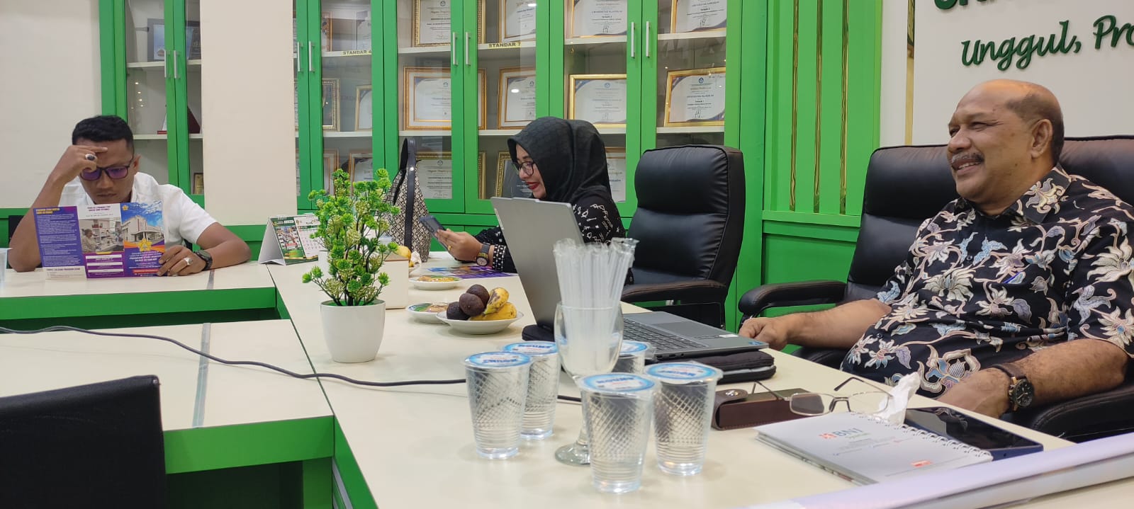Sosialisasi PS DSV FKH USK ke Universitas Almuslim Bireun.