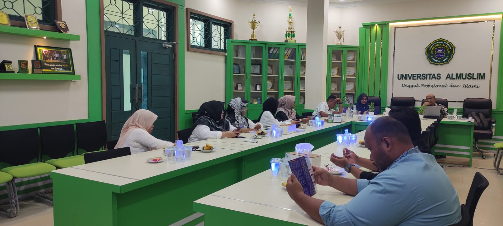 Sosialisasi PS DSV FKH USK ke Universitas Almuslim Bireun.