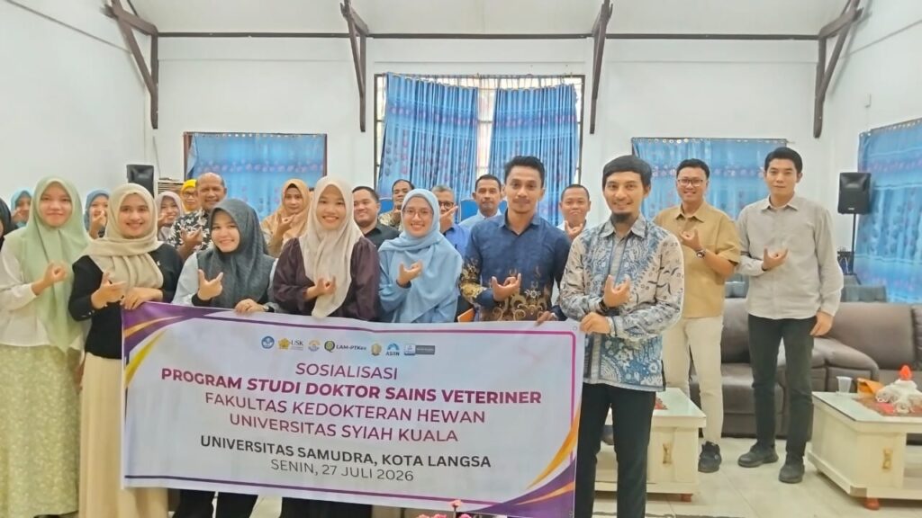Sosialisasi PS DSV FKH USK ke Universitas Samudra Langsa